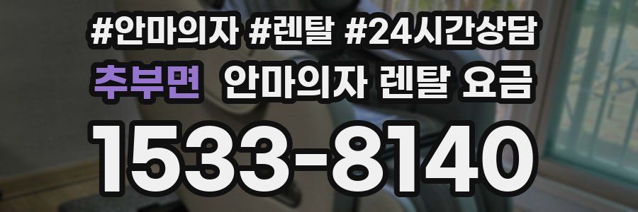 추부면 안마의자 렌탈 요금