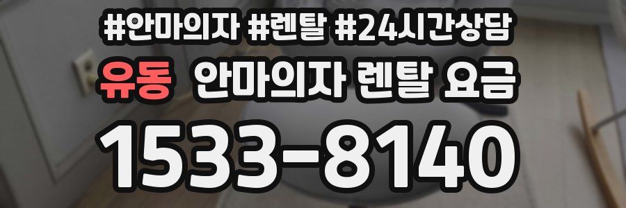 유동 안마의자 렌탈 요금