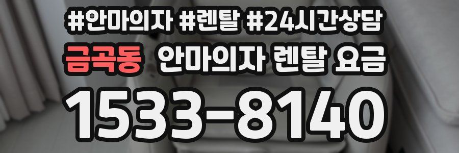 금곡동 안마의자 렌탈 요금