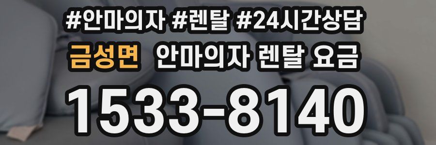 금성면 안마의자 렌탈 요금