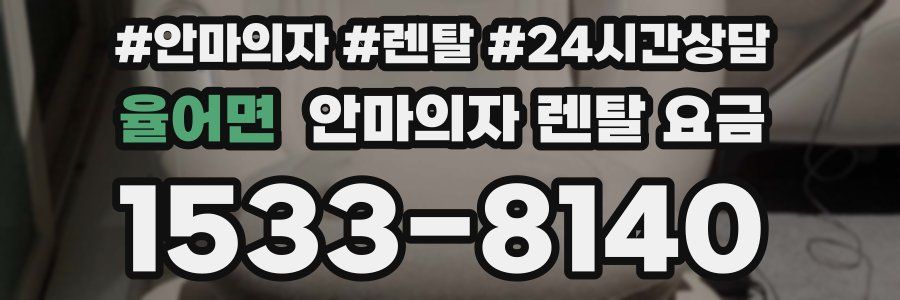 율어면 안마의자 렌탈 요금