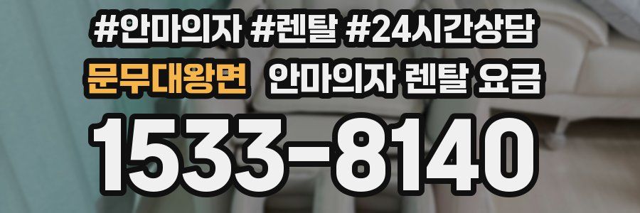 문무대왕면 안마의자 렌탈 요금