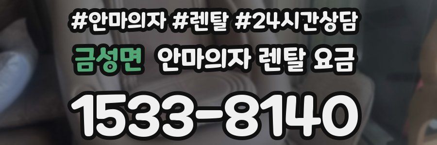 금성면 안마의자 렌탈 요금