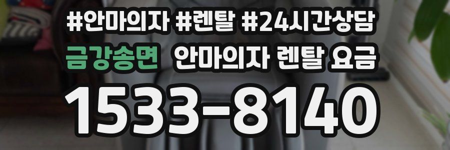 금강송면 안마의자 렌탈 요금