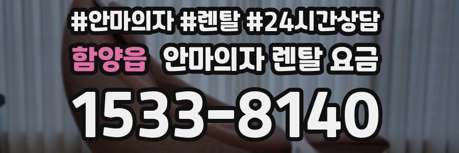 함양읍 안마의자 렌탈 요금