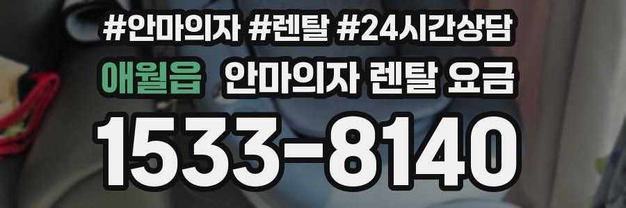 애월읍 안마의자 렌탈 요금