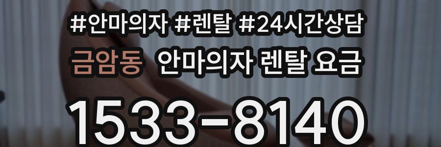 금암동 안마의자 렌탈 요금