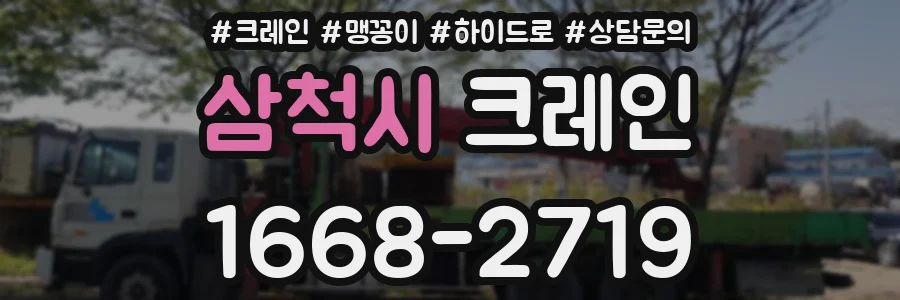 삼척시 크레인
