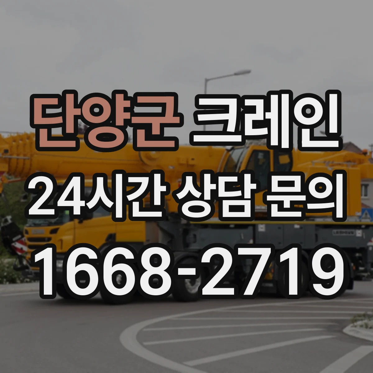 단양군 크레인