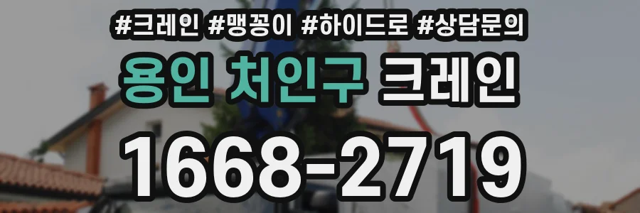 용인 처인구 크레인
