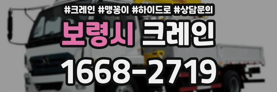보령시 크레인