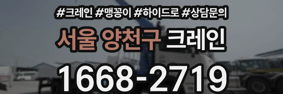 서울 양천구 크레인