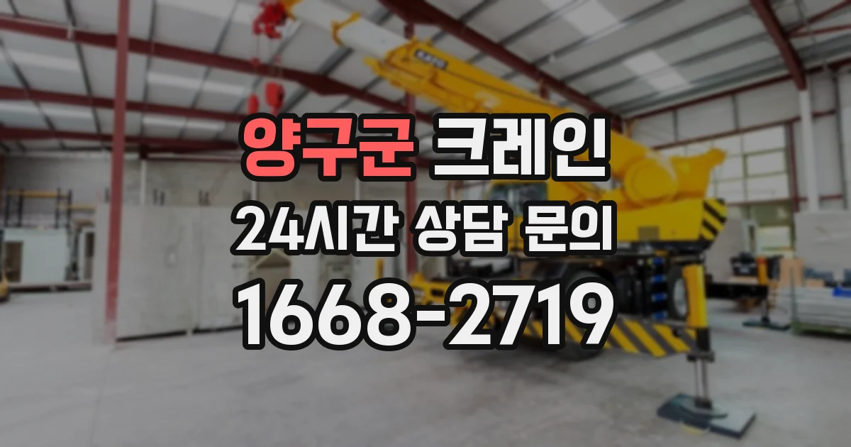 양구군 크레인