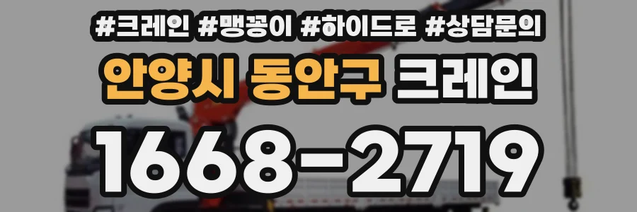 안양시 동안구 크레인