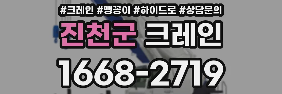 진천군 크레인