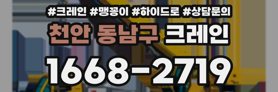 천안 동남구 크레인