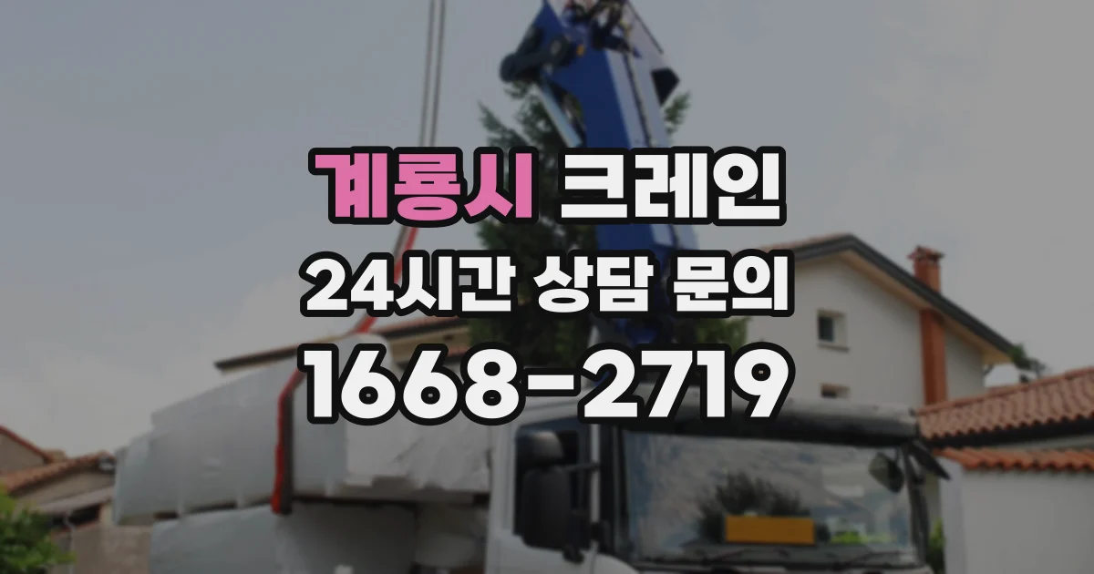 계룡시 크레인
