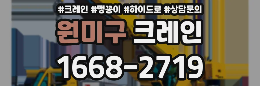 원미구 크레인