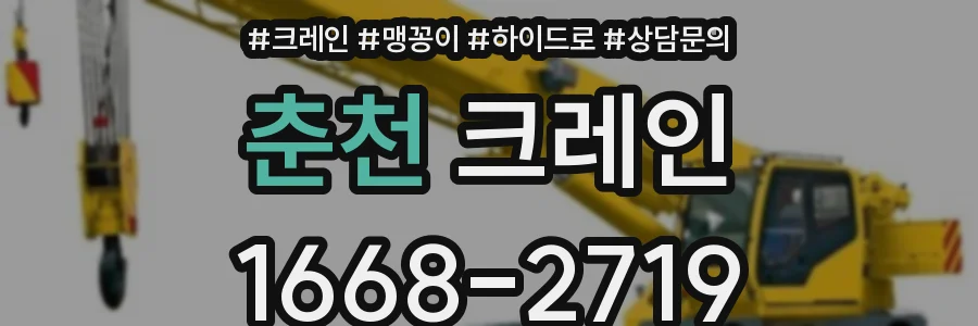 춘천 크레인