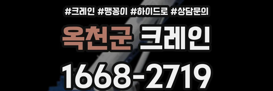 옥천군 크레인
