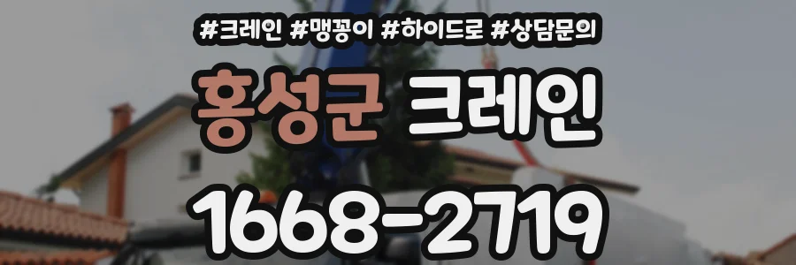 홍성군 크레인
