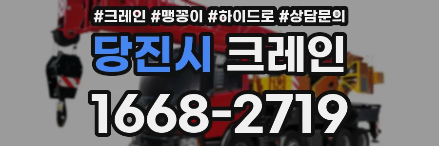 당진시 크레인