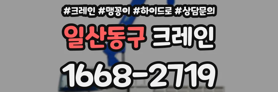 일산동구 크레인