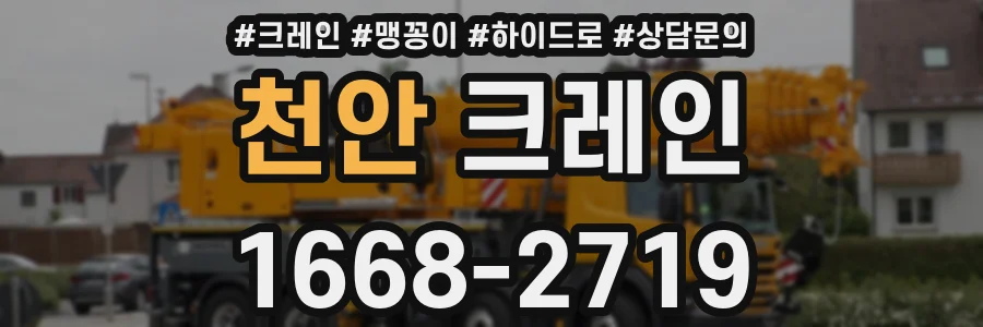 천안 크레인