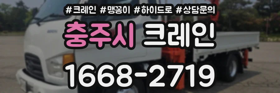 충주시 크레인