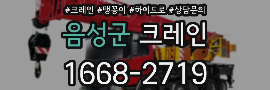 음성군 크레인