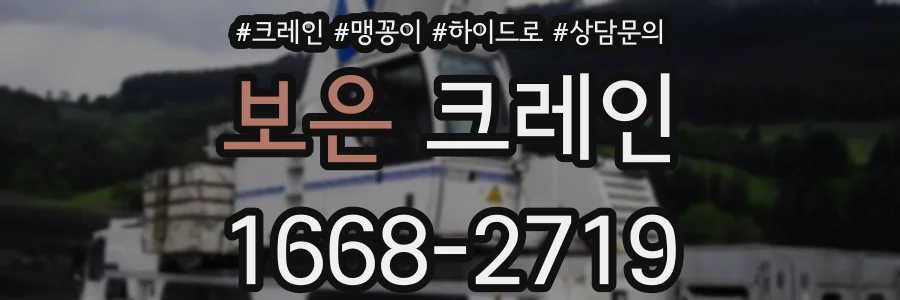 보은 크레인