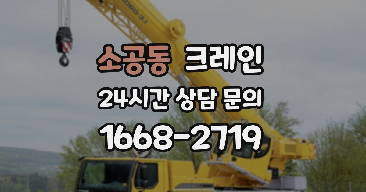 소공동 크레인