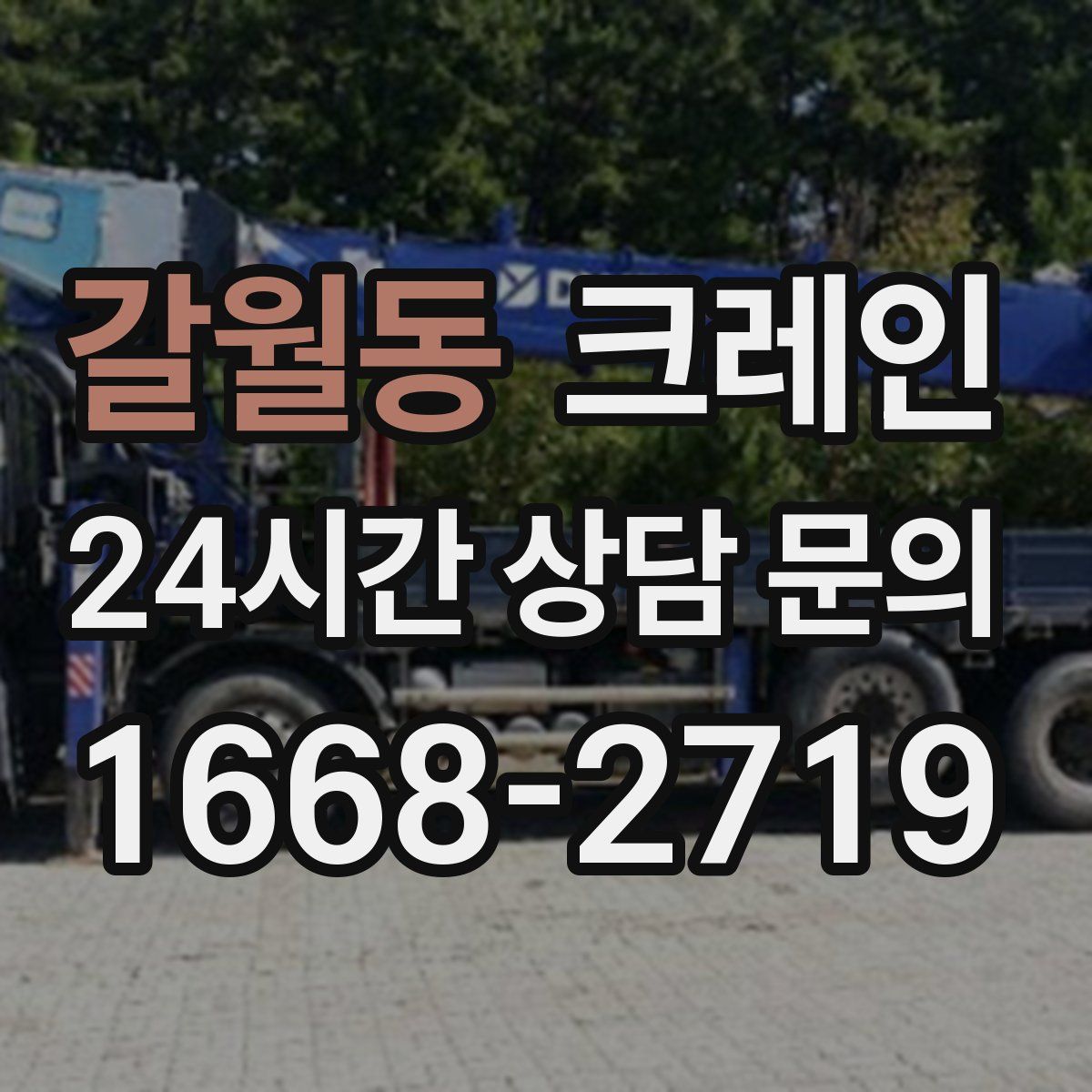 갈월동 카고 크레인