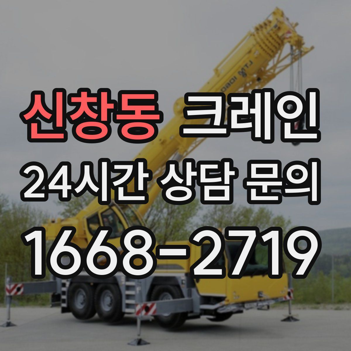 신창동 카고 크레인