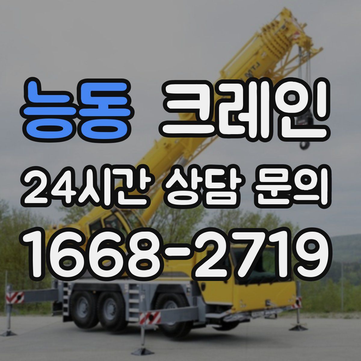 능동 카고 크레인