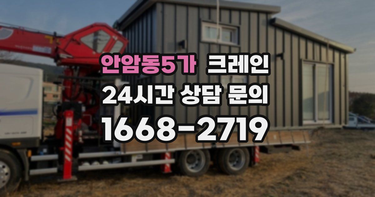 안암동5가 크레인