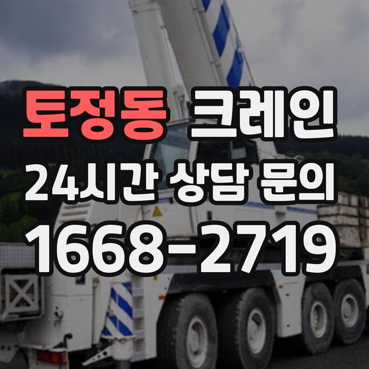 토정동 카고 크레인