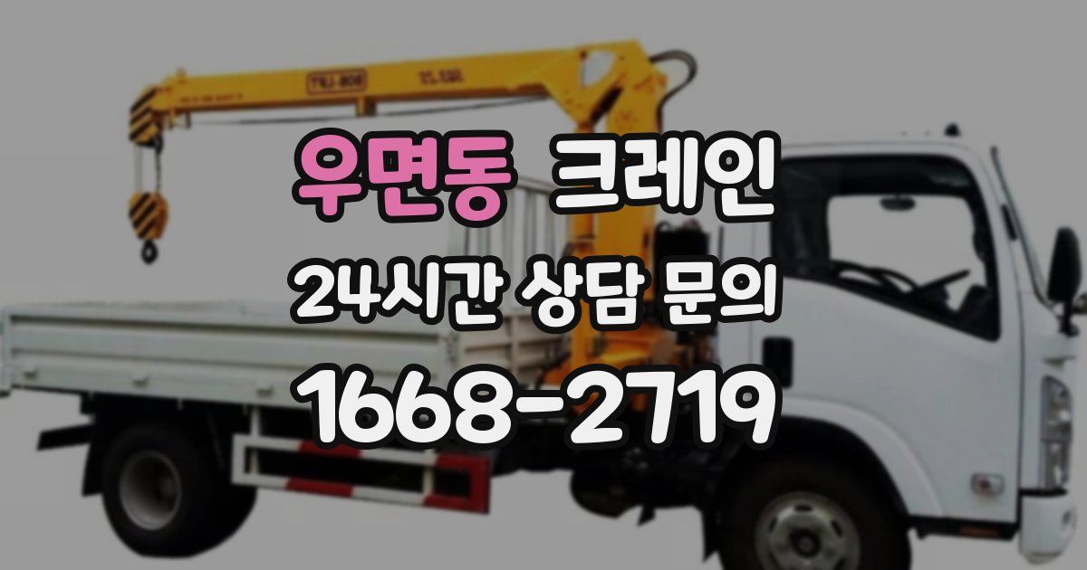 우면동 크레인