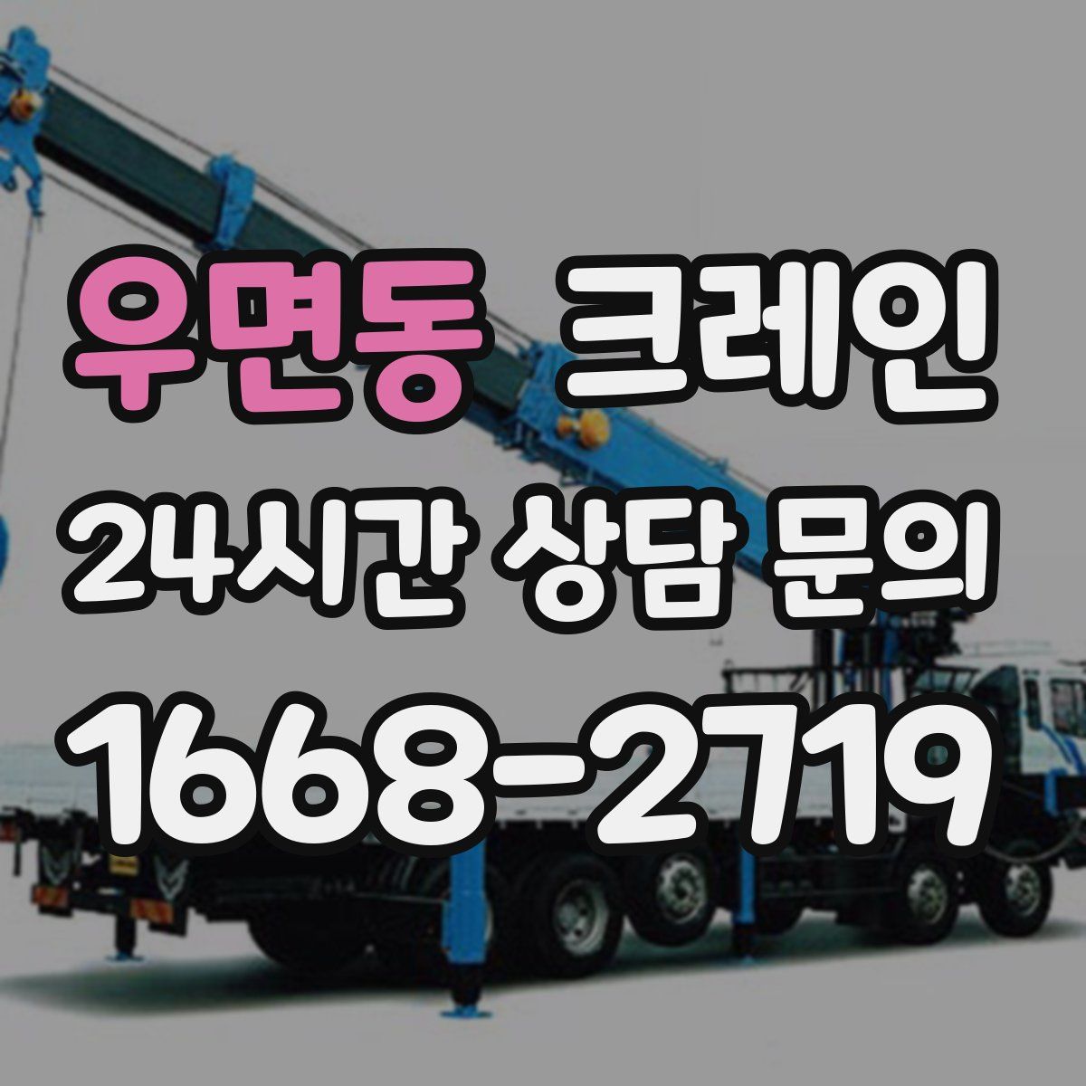 우면동 카고 크레인