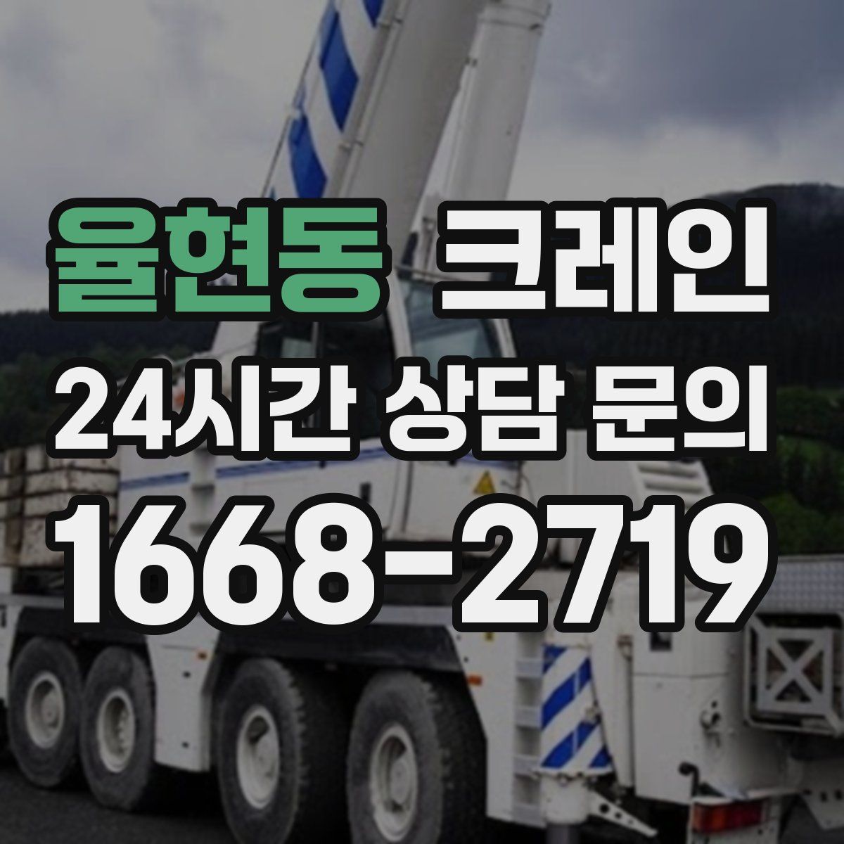 율현동 카고 크레인