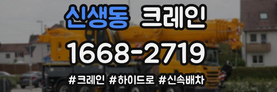 신생동 크레인 작업