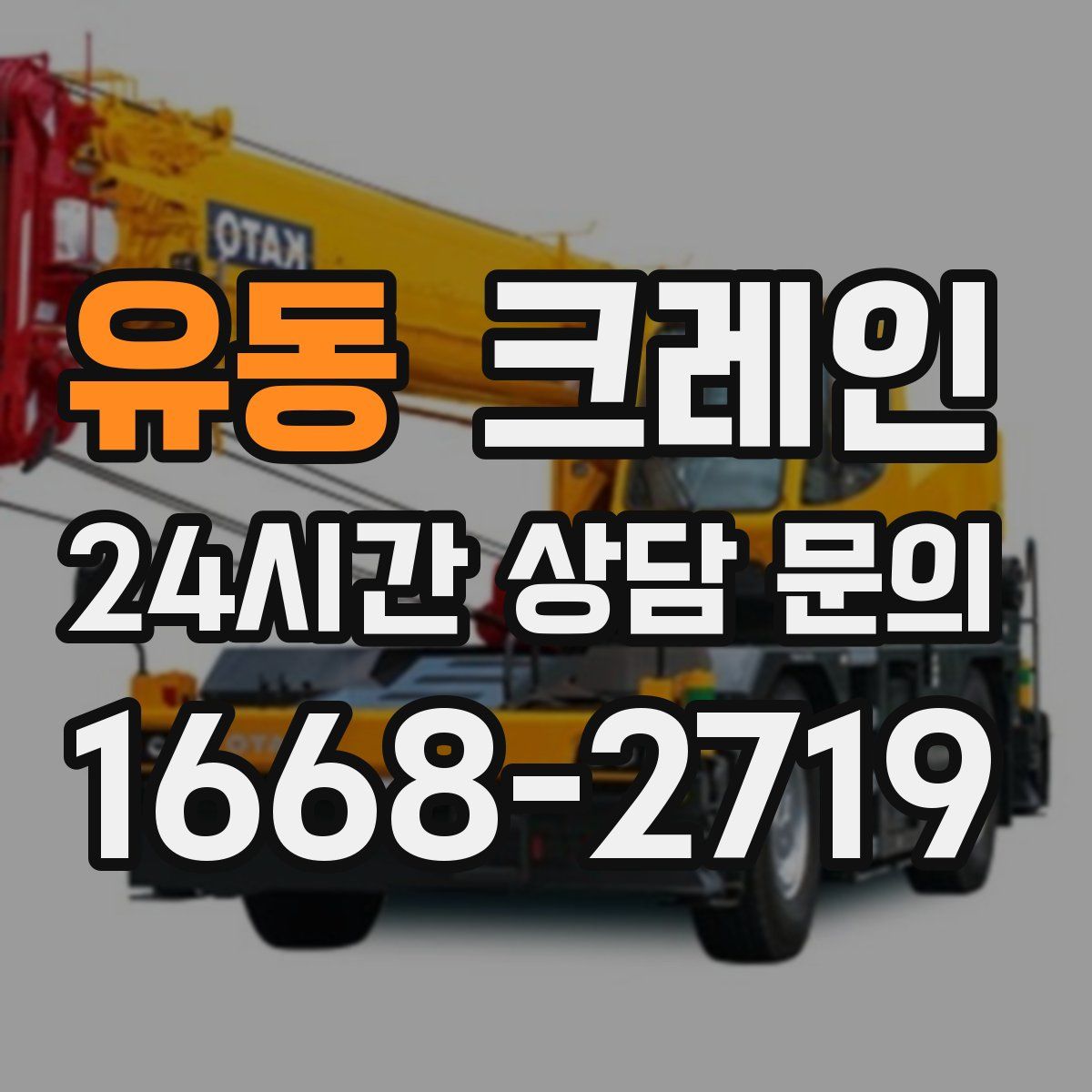 유동 카고 크레인