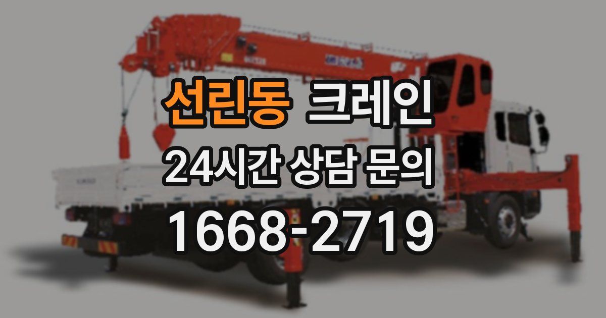 선린동 크레인