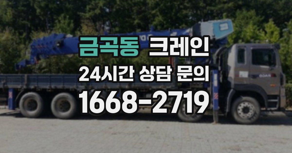 금곡동 크레인