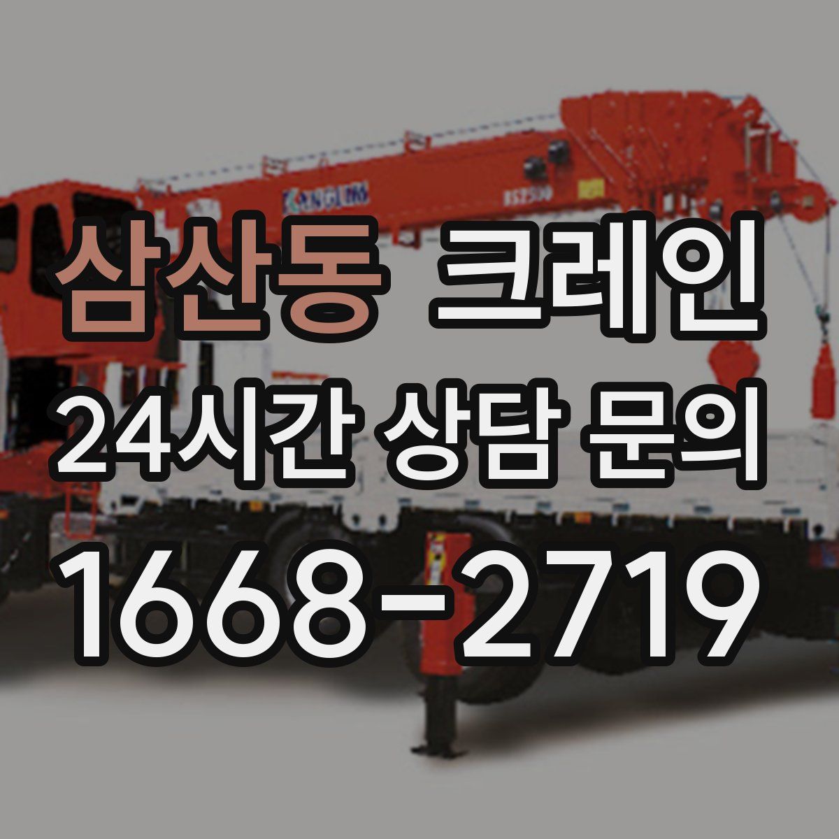 삼산동 카고 크레인