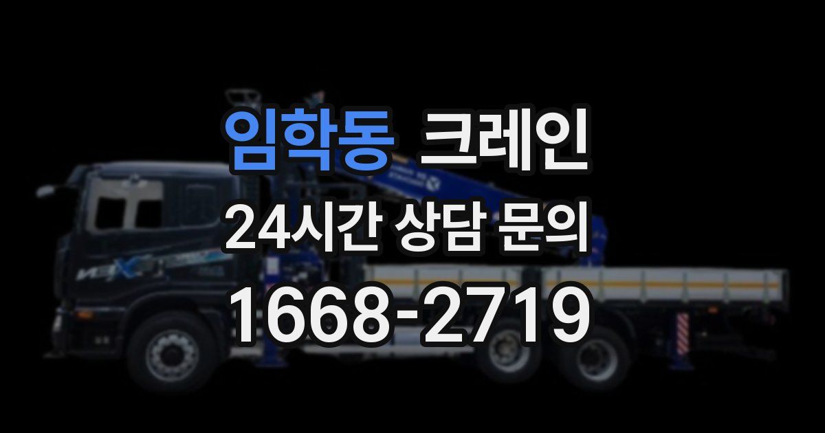 임학동 크레인