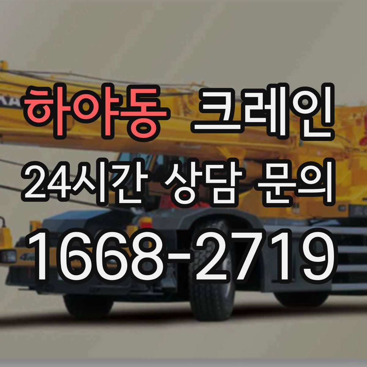 하야동 카고 크레인