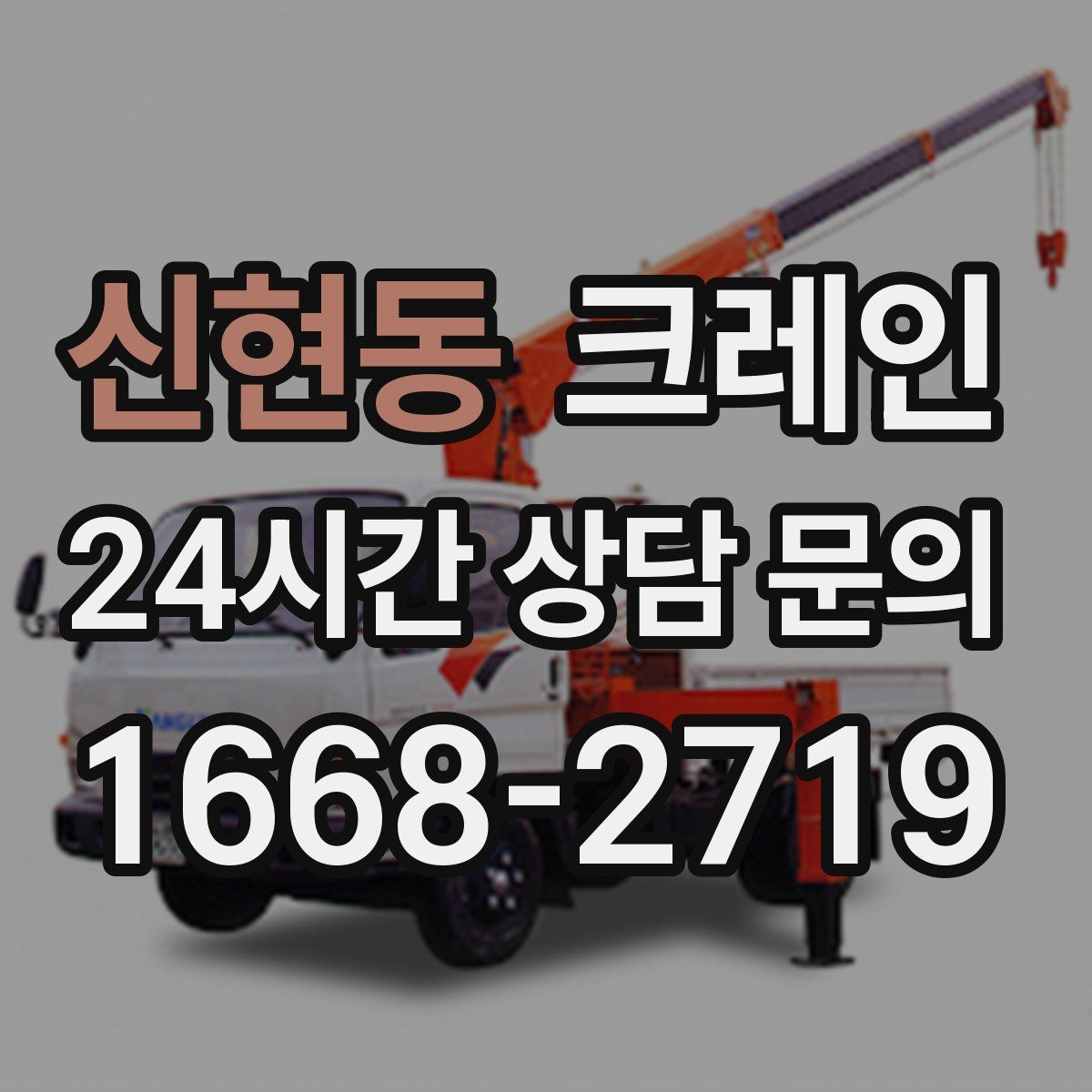 신현동 카고 크레인