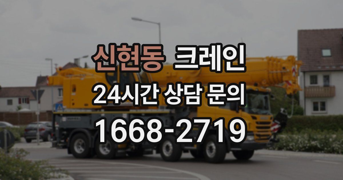 신현동 크레인
