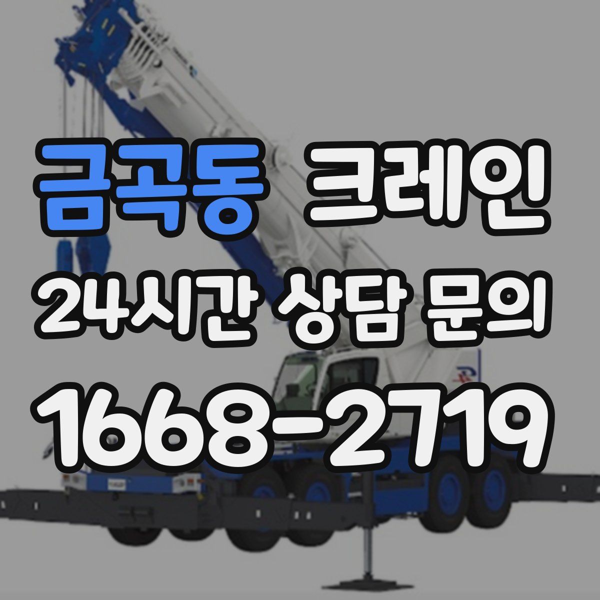 금곡동 카고 크레인